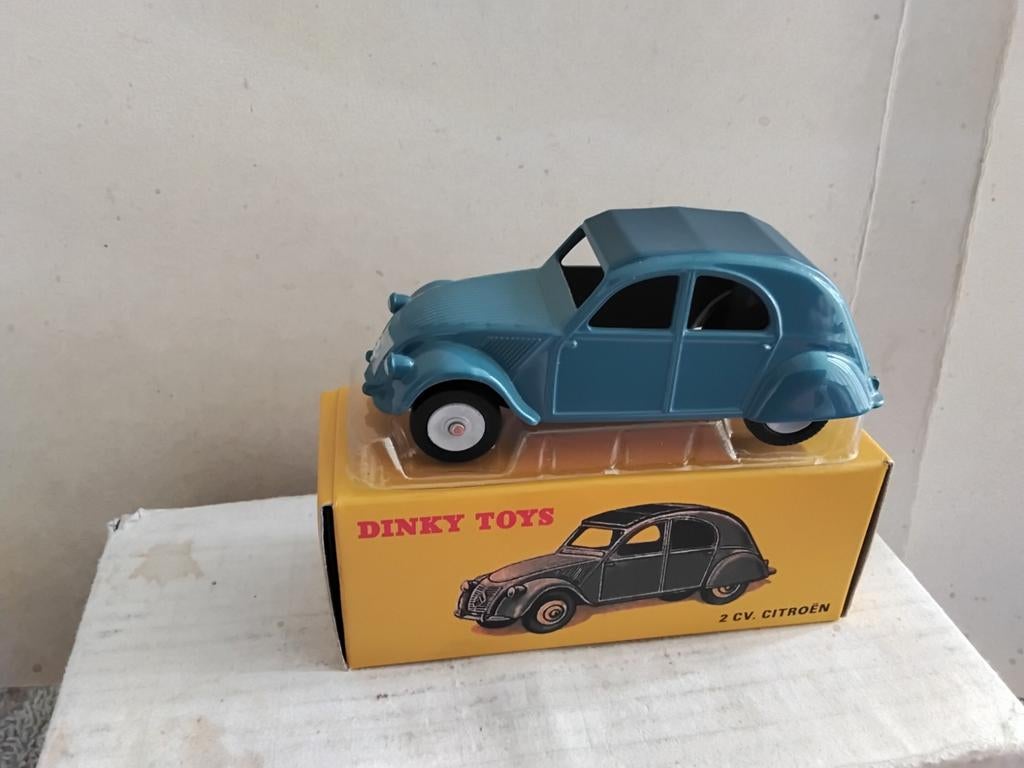 DINKY  TOYS  ATLAS  2 CV  CITROEN  NO  535  24 T, Hobby en Vrije tijd, Modelauto's | 1:43, Ophalen of Verzenden, Auto, Dinky Toys
