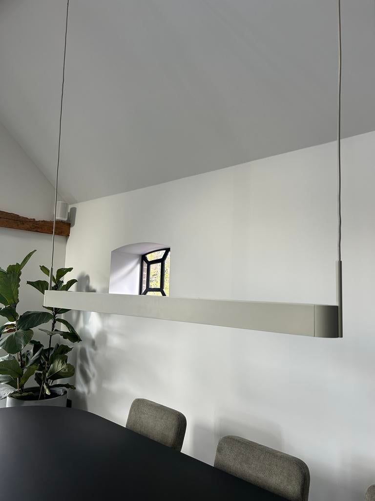 Bolia Scribe hanglamp 130 cm matgrijs, Ophalen of Verzenden, Nieuw, Metaal, 75 cm of meer