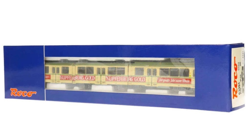 Roco H0 63091 - 3 delig DC tramstel Düwag van de KVB in ovp, Nieuw, Ophalen of Verzenden, Roco, Gelijkstroom
