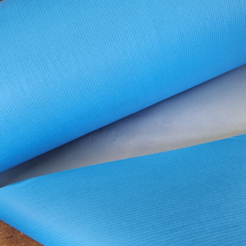 Cadeaupapier effen inpakpapier zilver blauw geboorte cadeau, Verzenden, Nieuw