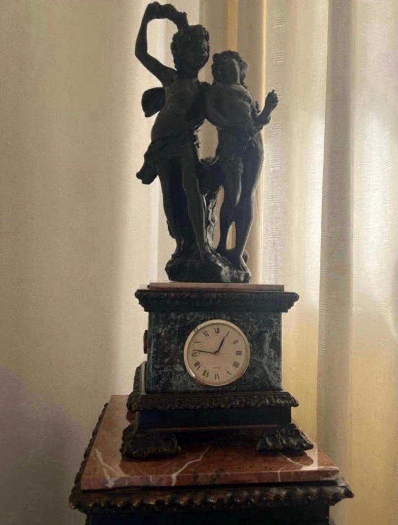 Klok met zuil, Ophalen of Verzenden