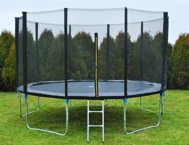 Trampoline + Veiligheids-Net + Ladder Trampoline 366cm 12 FT, Ophalen of Verzenden, Nieuw