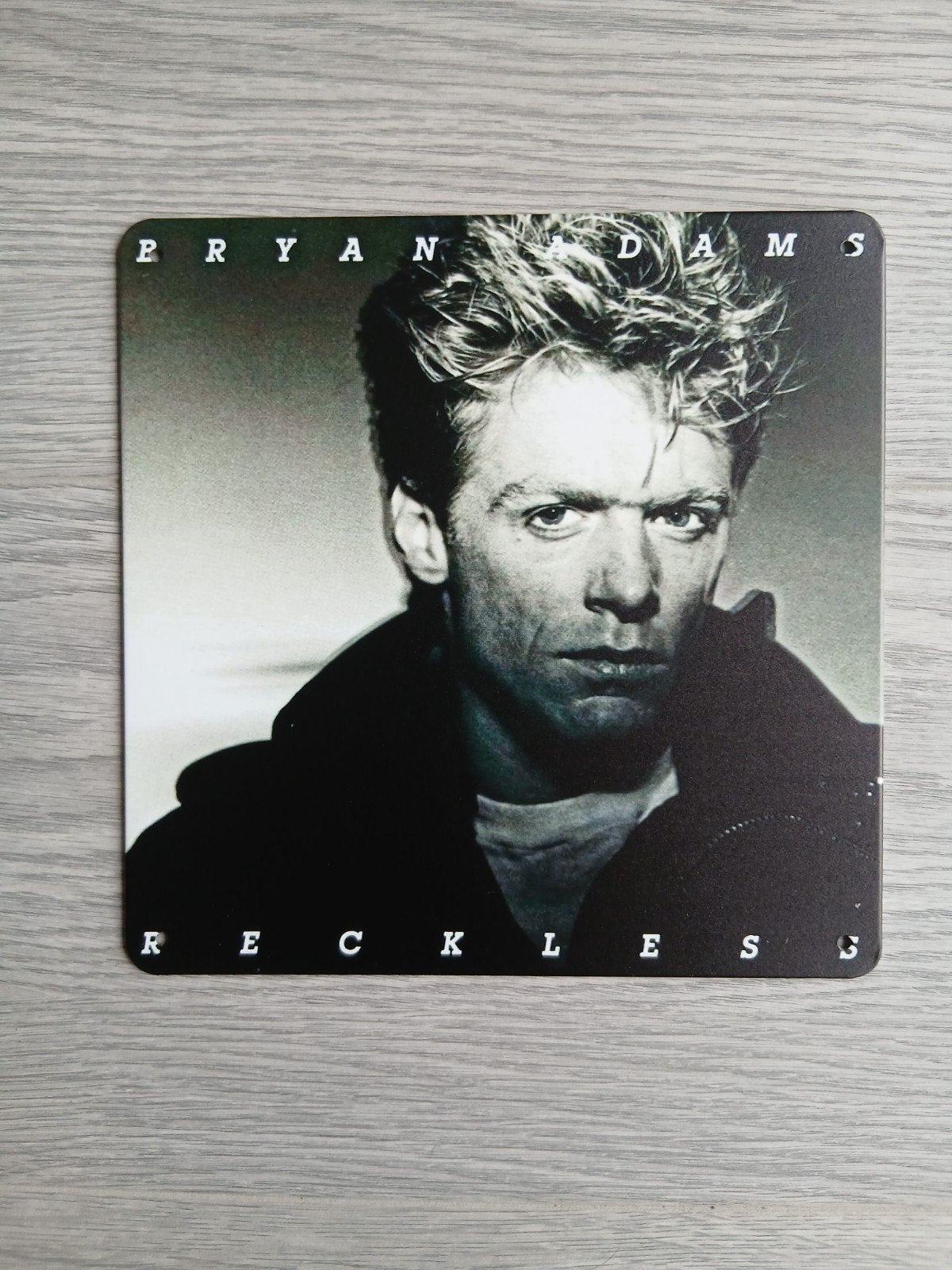 Bryan Adams Reckless 20x20 cm Metalen Reclamebord, Ophalen of Verzenden, Nieuw, Poster, Artwork of Schilderij