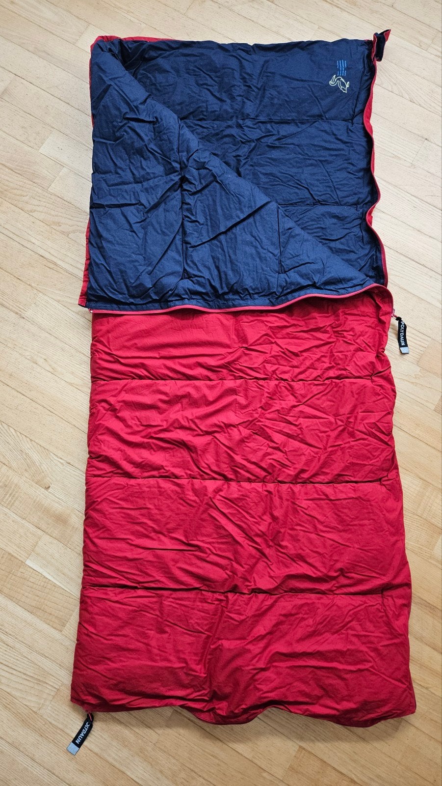 Polydaun Pelikaan Kwaliteits Kinder Slaapzak 70x160cm, Ophalen, Zo goed als nieuw