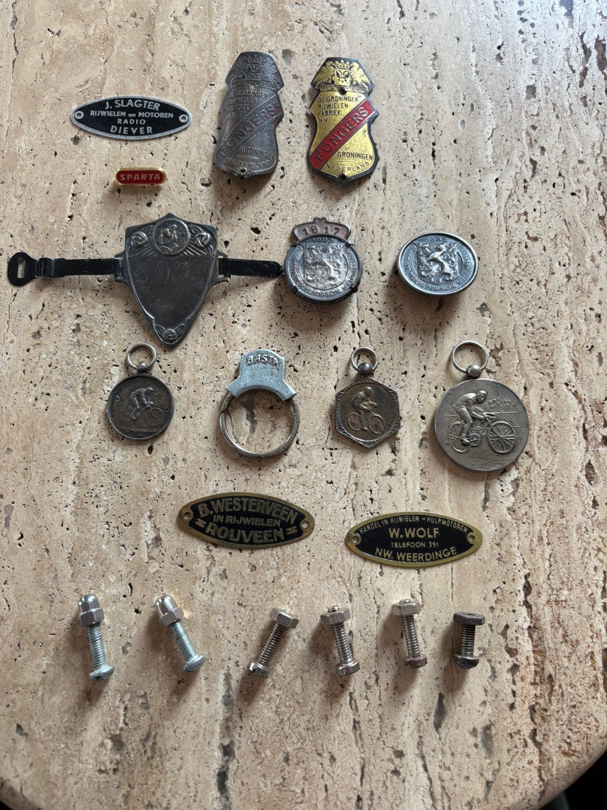 Fiets medalles en plaatjes, Ophalen of Verzenden, Zo goed als nieuw, Oldtimerfiets