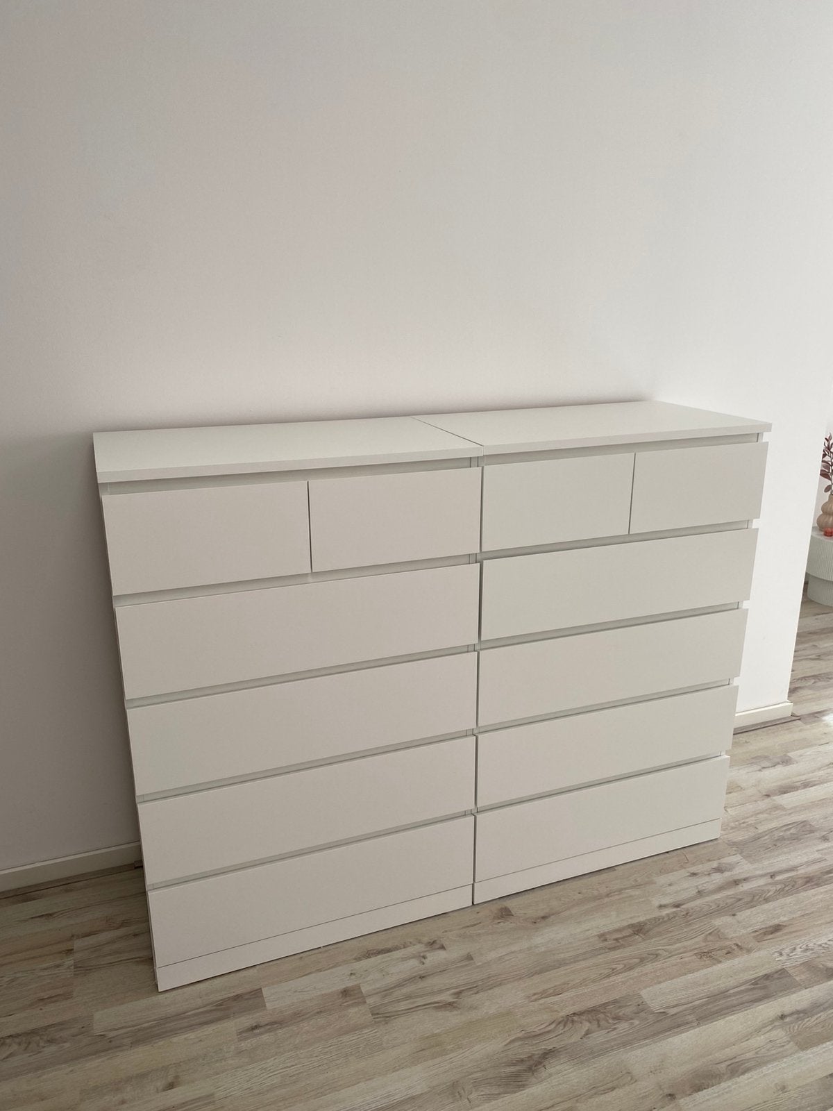 Twee MALM ladekasten IKEA wit NIEUW, Ophalen, Nieuw, 50 tot 100 cm, Minder dan 100 cm