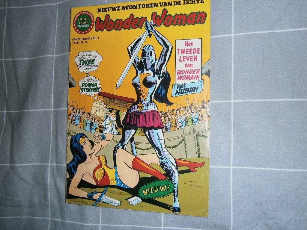 Wonder Woman nr. 1 – Super Club Classic (1972) DC , zeldzaam, Robert Kanigher & Dick Giordano, Europa, Ophalen, Gelezen