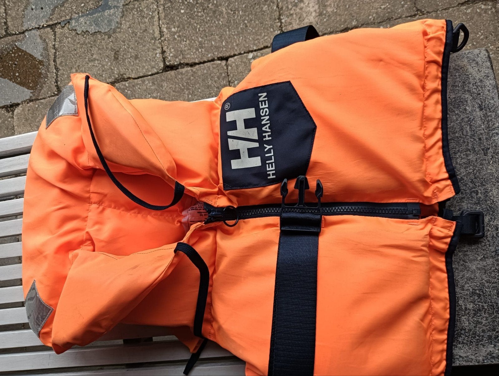Helly Hansen oranje reddingsvest 20-30kg met fluitje, Ophalen, Gebruikt, Overige typen