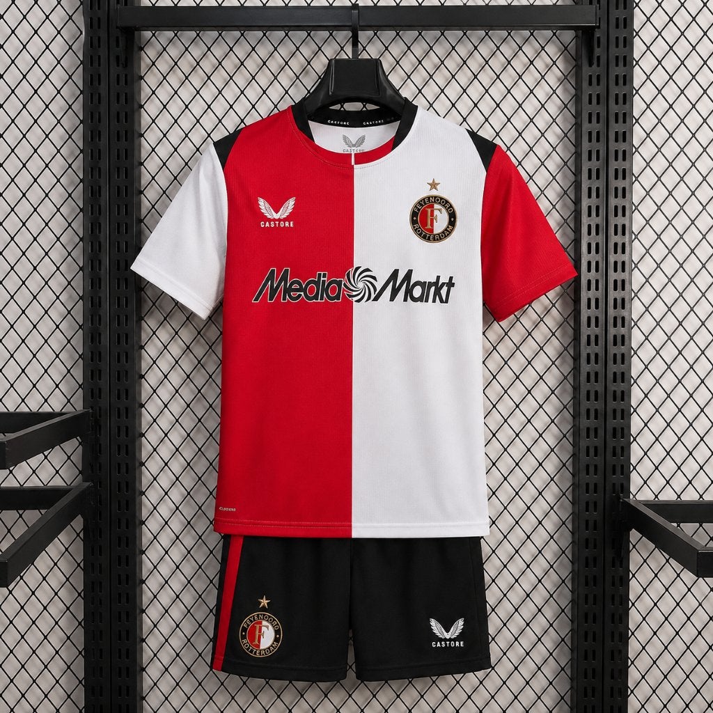 Feyenoord 26/27 Thuis Tenue Kids - Maat 110, Kinderen en Baby's, Kinderkleding | Maat 110, Castore, Verzenden, Jongen of Meisje