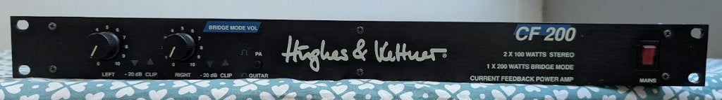 Hughes&Kettner CF200 eindversterker, Ophalen, Gebruikt, Minder dan 500 watt, P.A.