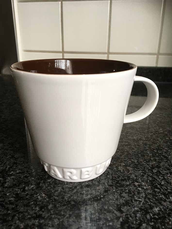 Starbucks Coffee 2009 Relief Groot mok beker 400 ml - Nieuw, Overige materialen, Nieuw, Ophalen of Verzenden, Overige stijlen