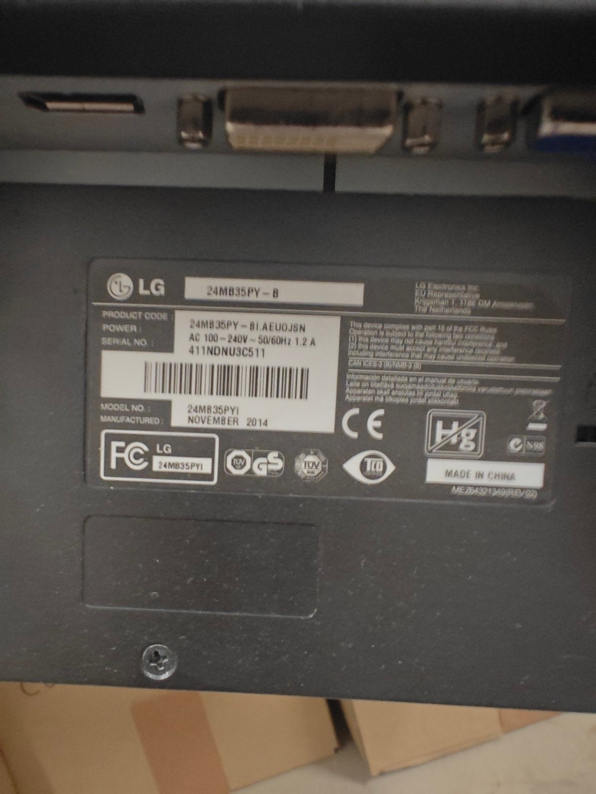 LG 24MB35PY-B Monitor - Full HD, IPS, 24 inch, Ophalen of Verzenden