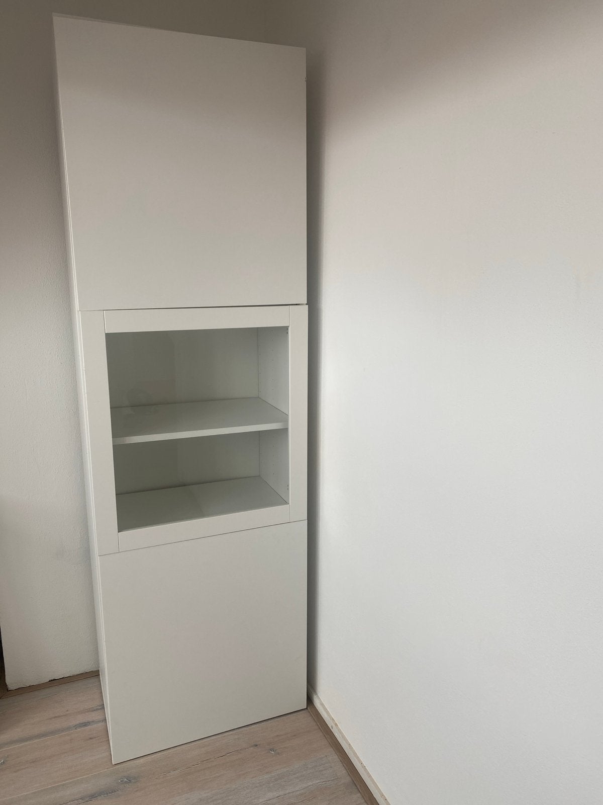 Ikea Besta kast met glazen deur en planken, Huis en Inrichting, Ophalen, 50 tot 100 cm, Zo goed als nieuw, 150 tot 200 cm