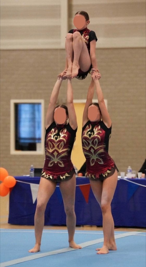 Acropakjes trio te huur., Gebruikt, Meerkleurig, Maat 36 t/m 42, Ophalen of Verzenden