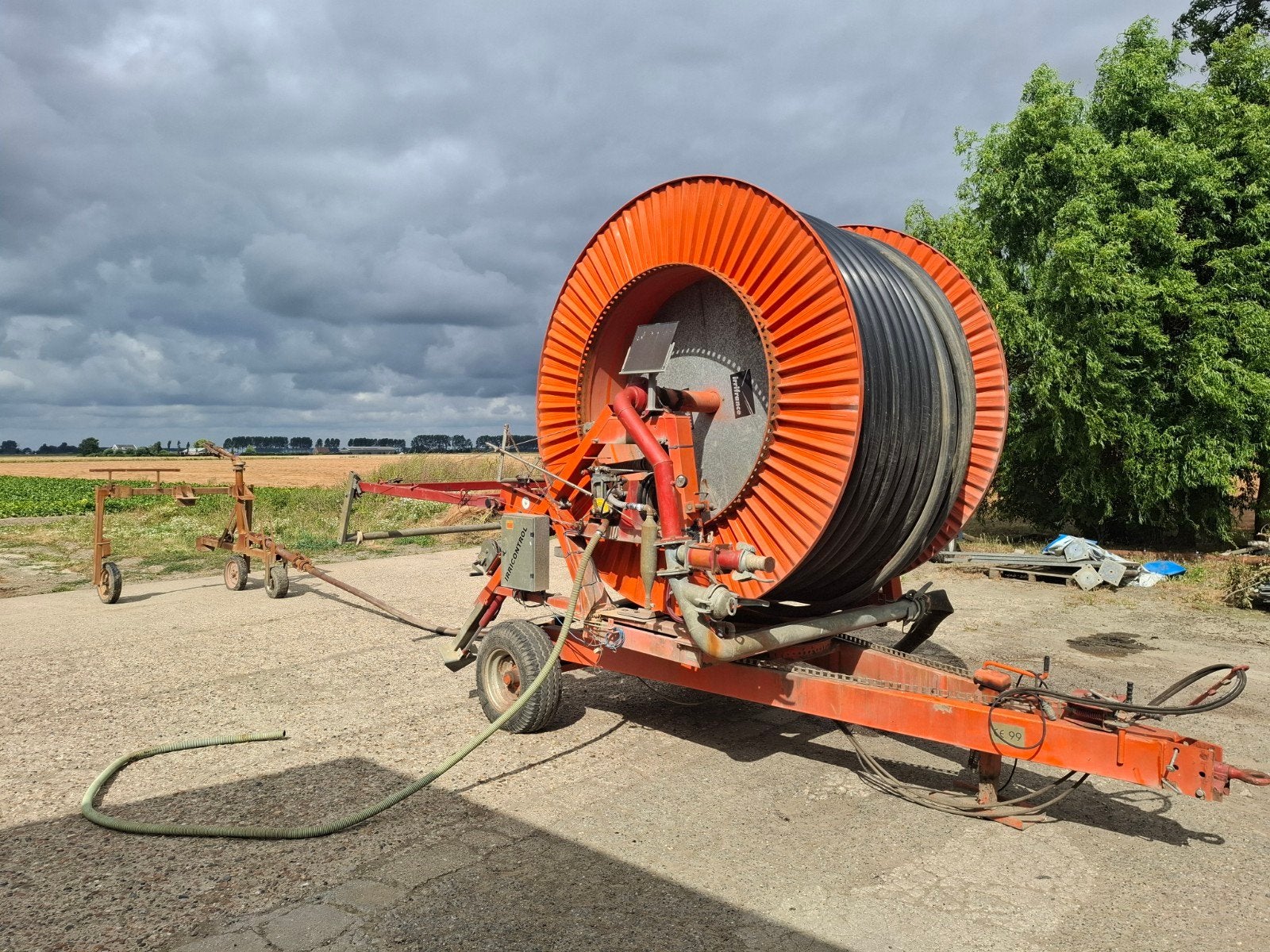 Irrifrance beregeningshaspel, Ophalen, Beregening en Drainage