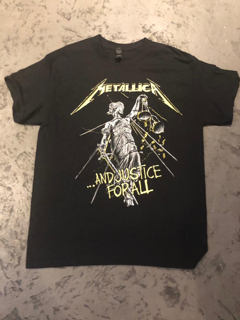 Metallica shirt and justice for all zwart L& XL, Ophalen, Nieuw, Kleding
