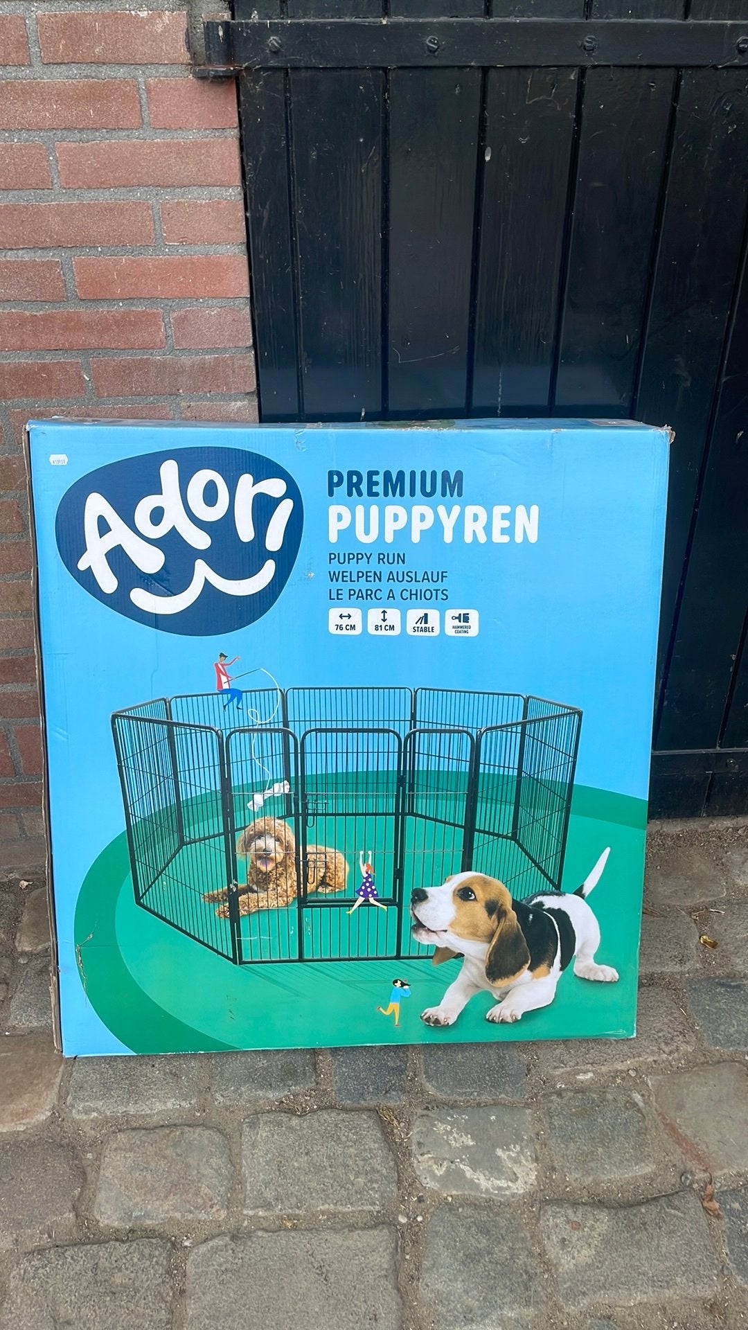 Adori premium puppyren, Ophalen, Zo goed als nieuw