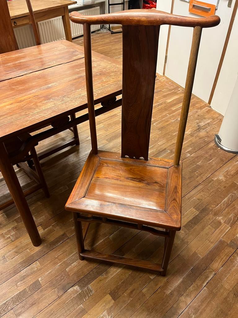 Set van 3 traditionele Chinese stoelen in Ming-stijl, Antiek en Kunst, Antiek | Meubels | Stoelen en Banken, Ophalen