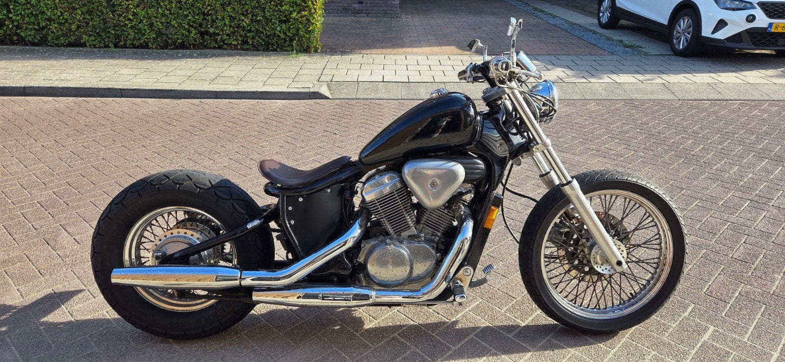 Honda VT 600 C Shadow Bobber - Unieke Custom Motorfiets, Motoren, Honda, 2 cilinders, Chopper, Gebruikt
