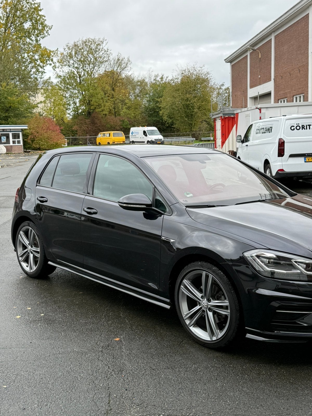 Volkswagen Golf 1.5 TSI 150pk 7-DSG 2020 R-line Pano DYN BTW, Dealer onderhouden, 1498 cc, Zwart, 4 cilinders