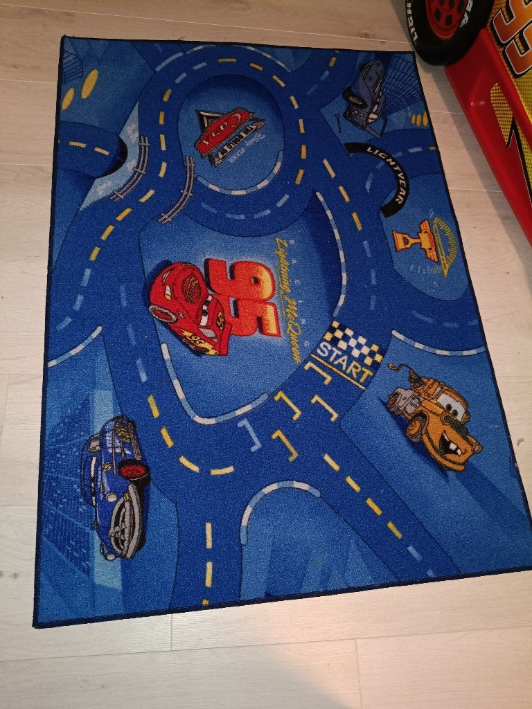 Disney cars speelmat, Ophalen, Overige figuren, Zo goed als nieuw, Overige typen