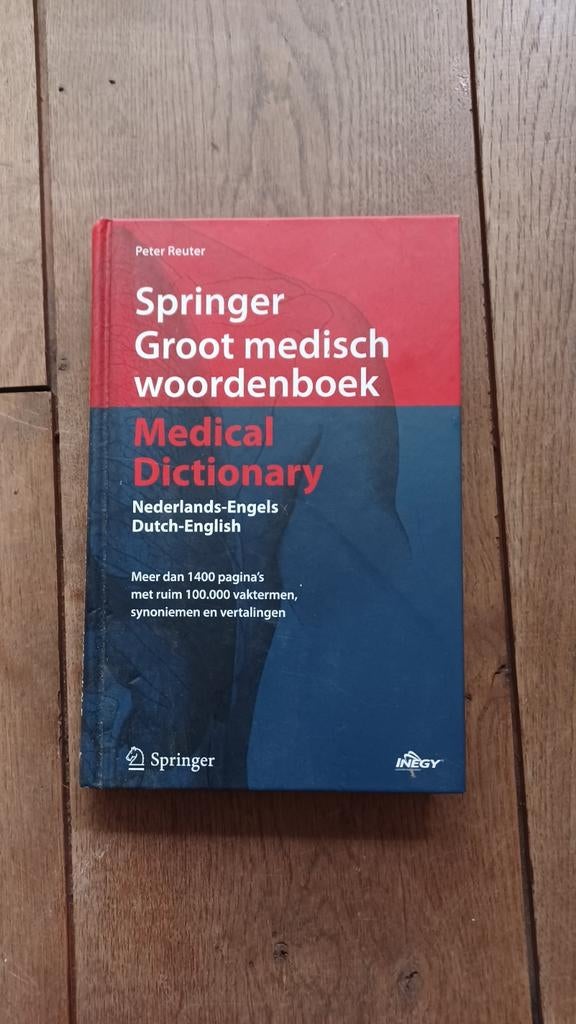Springer Groot Medisch Woordenboek Nederlands-Engels, Boeken, Woordenboeken, Ophalen of Verzenden, Zo goed als nieuw, Overige uitgevers