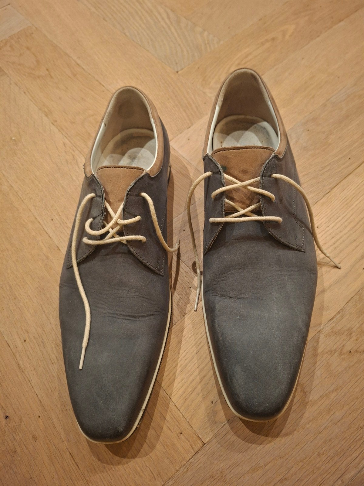 Van lier schoenen maat 44 (10), Ophalen, Blauw, Van Lier, Zo goed als nieuw