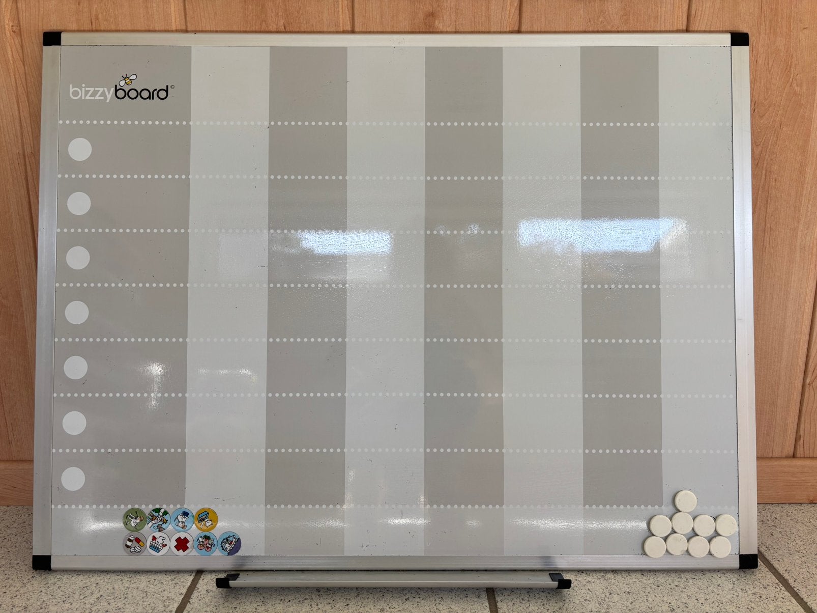 Bizzyboard / whiteboard / planner, Huis en Inrichting, Woonaccessoires | Memoborden, Ophalen, Gebruikt, Magneetbord