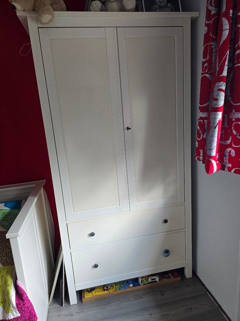 Ikea Hemnes kledingkast, Gebruikt, 50 tot 75 cm, Ophalen, Met deur(en)