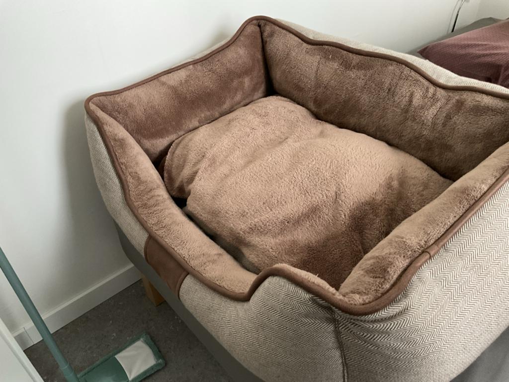 Hondenkussen van zacht materiaal. 60 x 90 cm, Dieren en Toebehoren, Hondenmanden, Ophalen of Verzenden, Gebruikt, Stof