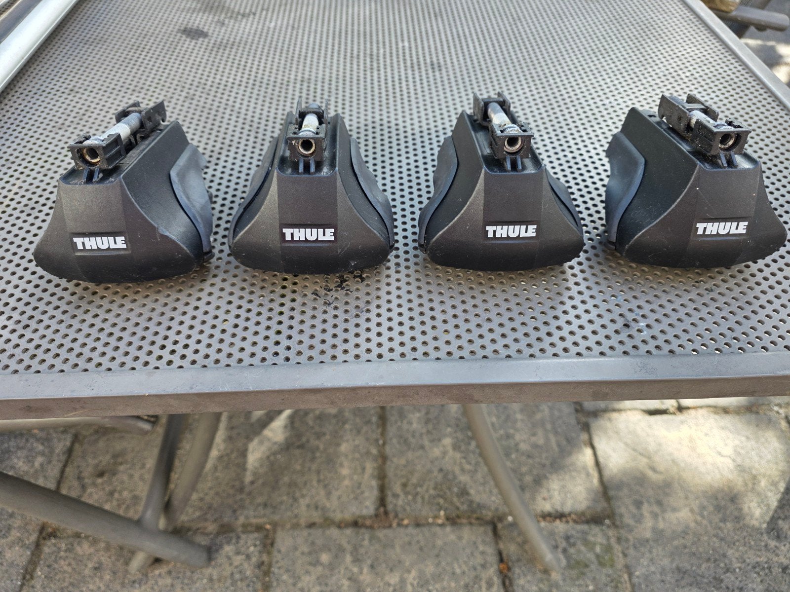 Thule dakdrager voeten 755 - Set van 4, Auto diversen, Dakdragers, Gebruikt, Ophalen of Verzenden