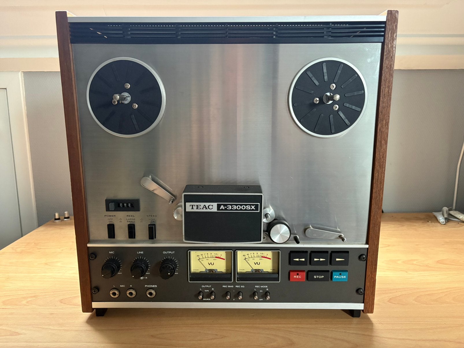 Teac A 3300 sx taperecorder, Ophalen, Bandrecorder