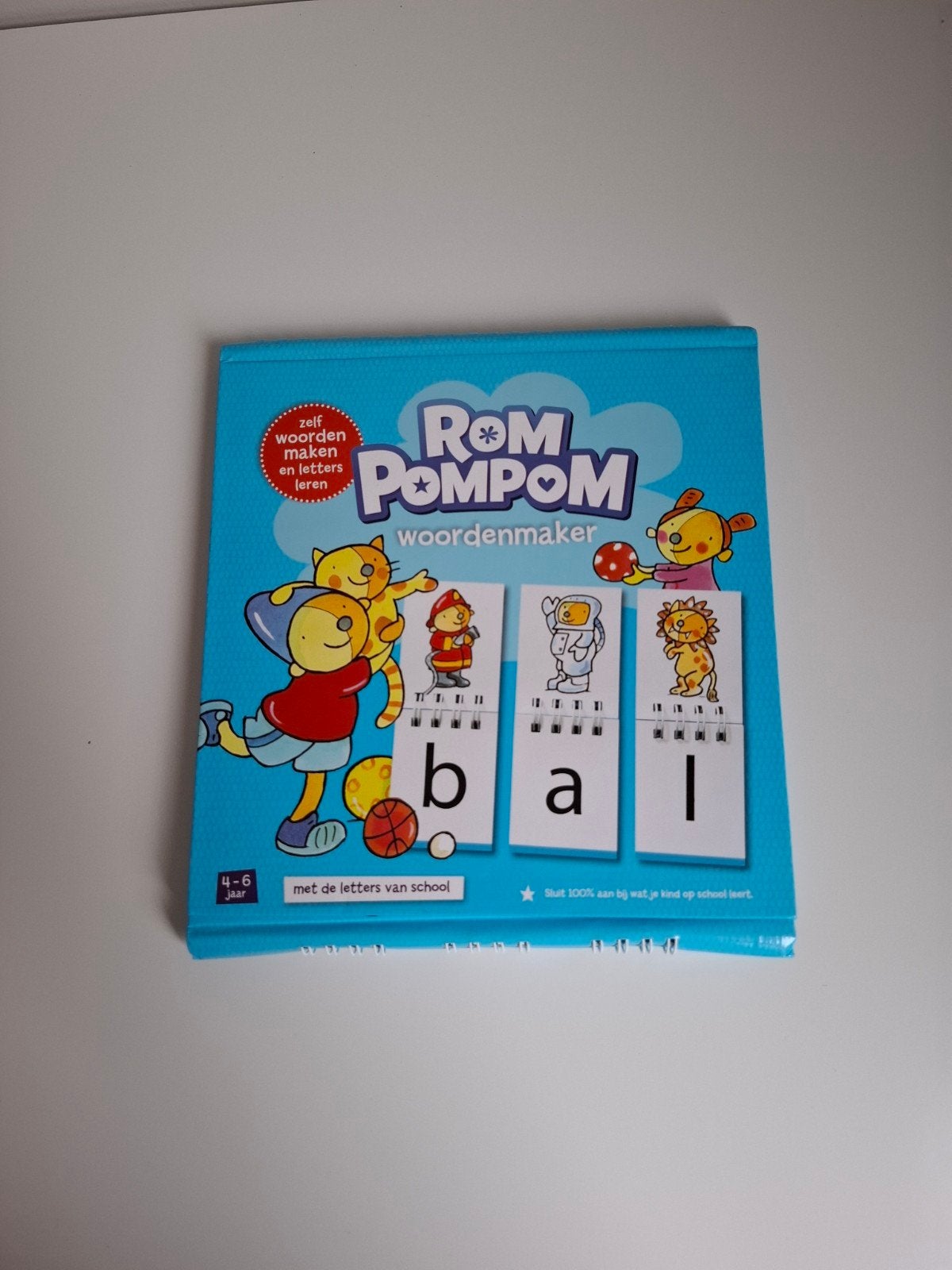 Rom Pom Pom Woordenmaker - Leer woorden maken, Kinderen en Baby's, Speelgoed | Educatief en Creatief, Ophalen of Verzenden, Zo goed als nieuw