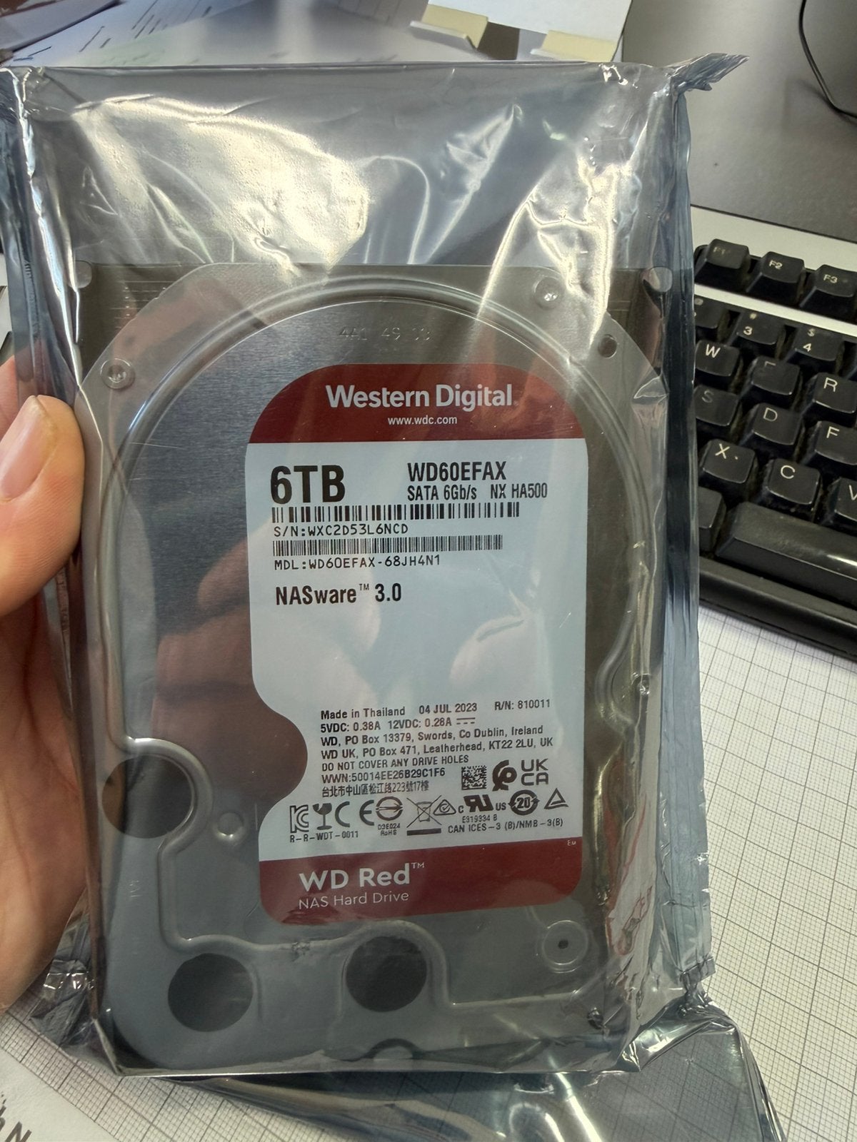HDD 6TB. 2 stuks, Computers en Software, Harde schijven, Ophalen, Intern, Nieuw, Desktop