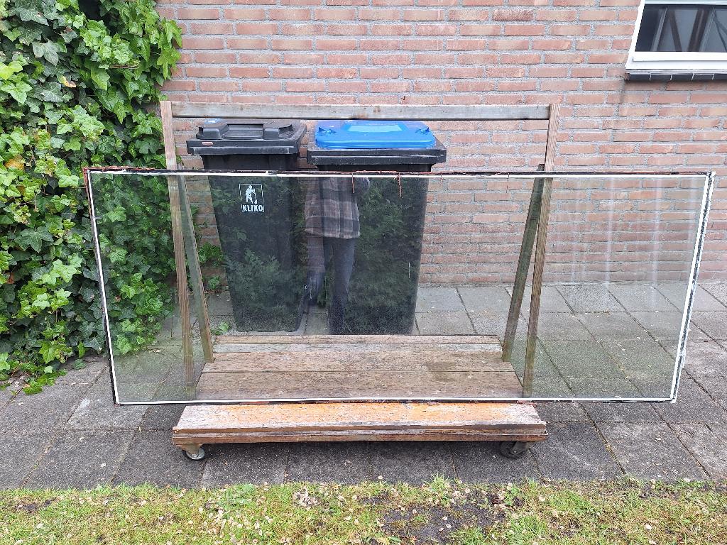 Raam dubbelglas, Ophalen, Gevelraam of Ruit, Gebruikt, 80 tot 120 cm