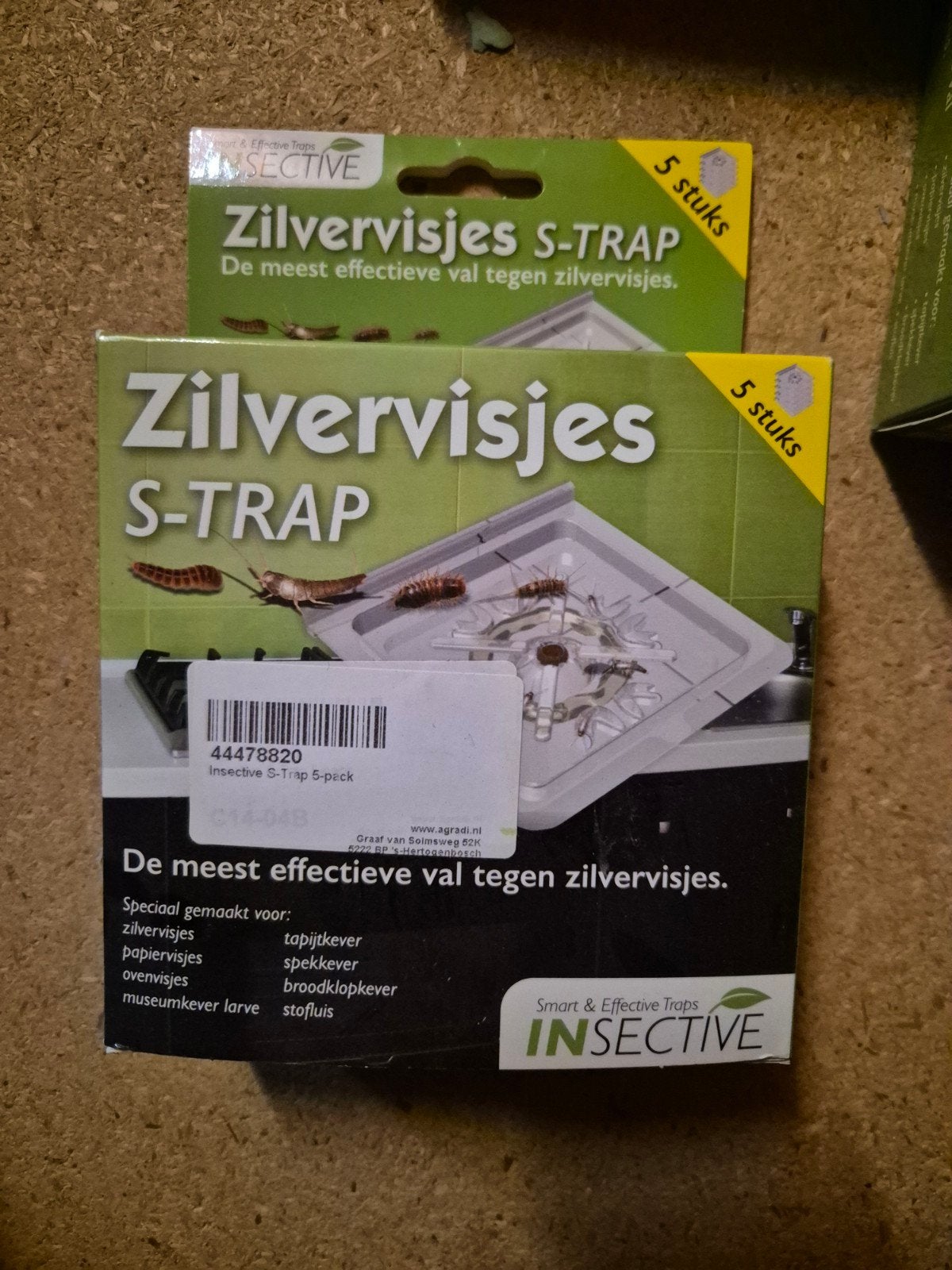 Val tegen zilvervisjes 5x5 stuks, Ophalen of Verzenden, Nieuw