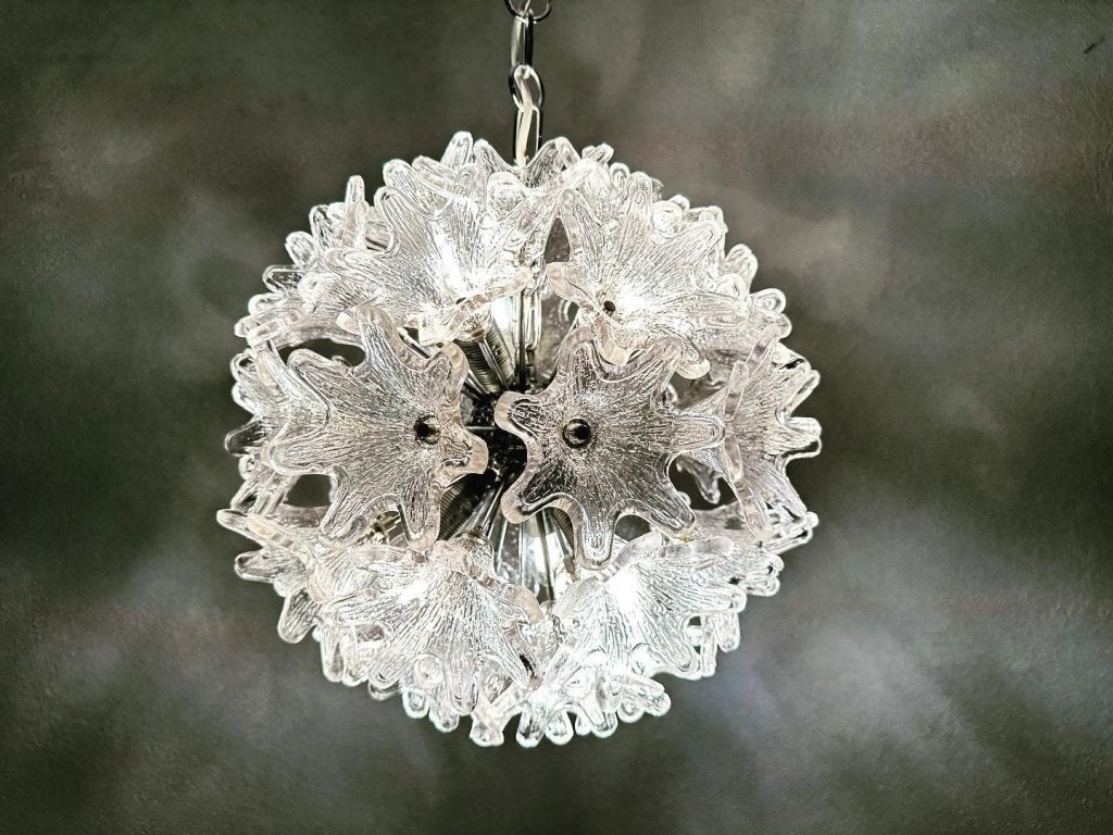 Vintage spoetnik hanglamp, Niet ingevuld, Gebruikt, Mid century modern, Niet ingevuld