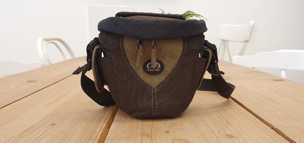 Fototas / cameratas / camera tas - Tamrac 3320 (groen), Overige merken, Ophalen of Verzenden, Nvt, Nvt