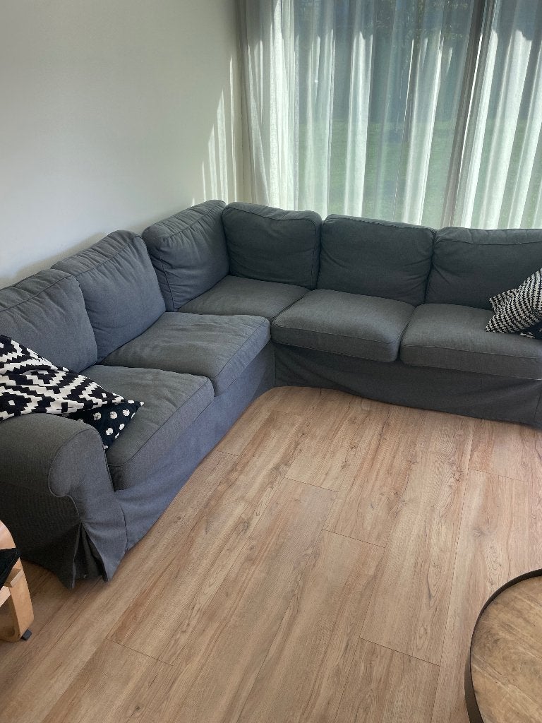 Comfortabele hoekbank.