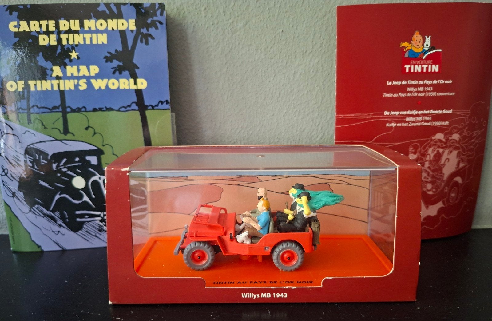 Kuifje Jeep Willys MB 1943 - Het Zwarte Goud, Ophalen of Verzenden
