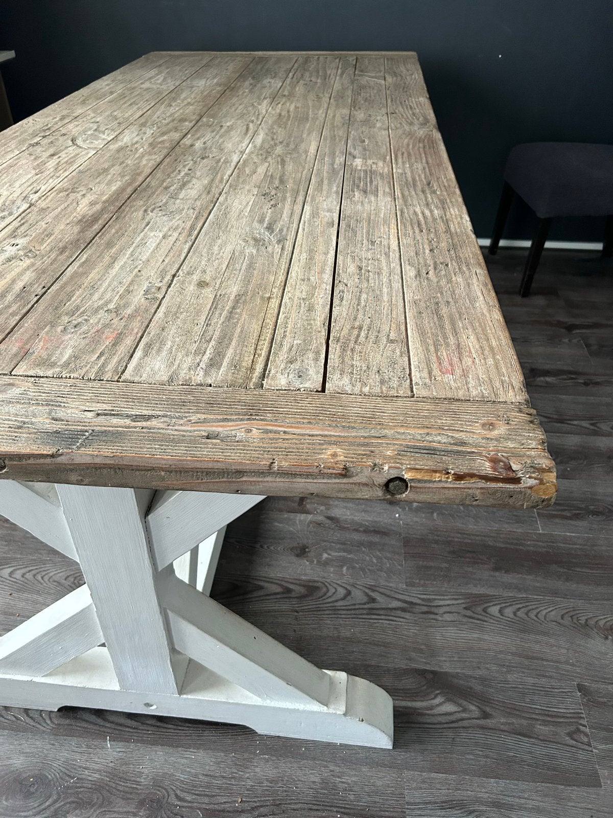 Foto 3 van Massieve houten eettafel / kloostertafel 230x100 cm