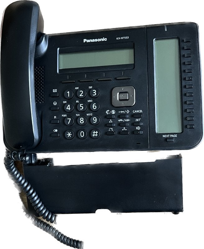 ➡️ Panasonic KX-NT553 Black IP Phone KXNT553 NT553, Ophalen of Verzenden, Refurbished