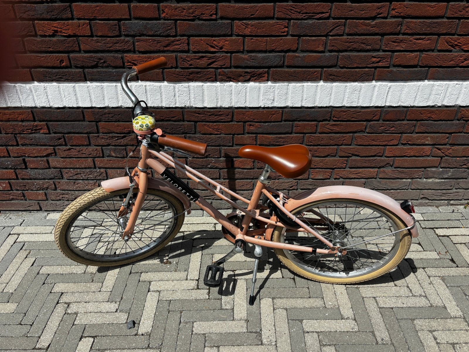 Roze Veloretti kinderfiets 20 inch, Ophalen, Gebruikt, Terugtraprem, 20 inch of meer