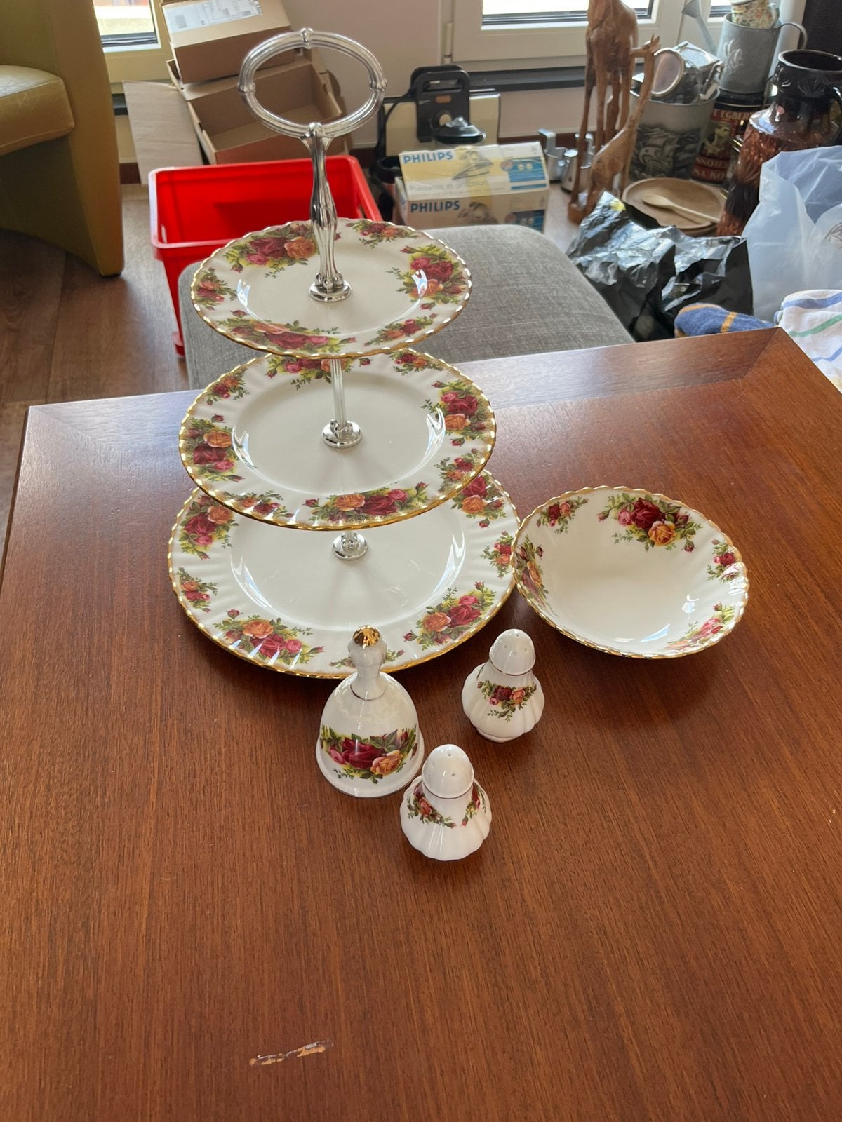 Royal Albert old country roses, Antiek en Kunst, Antiek | Servies compleet, Ophalen