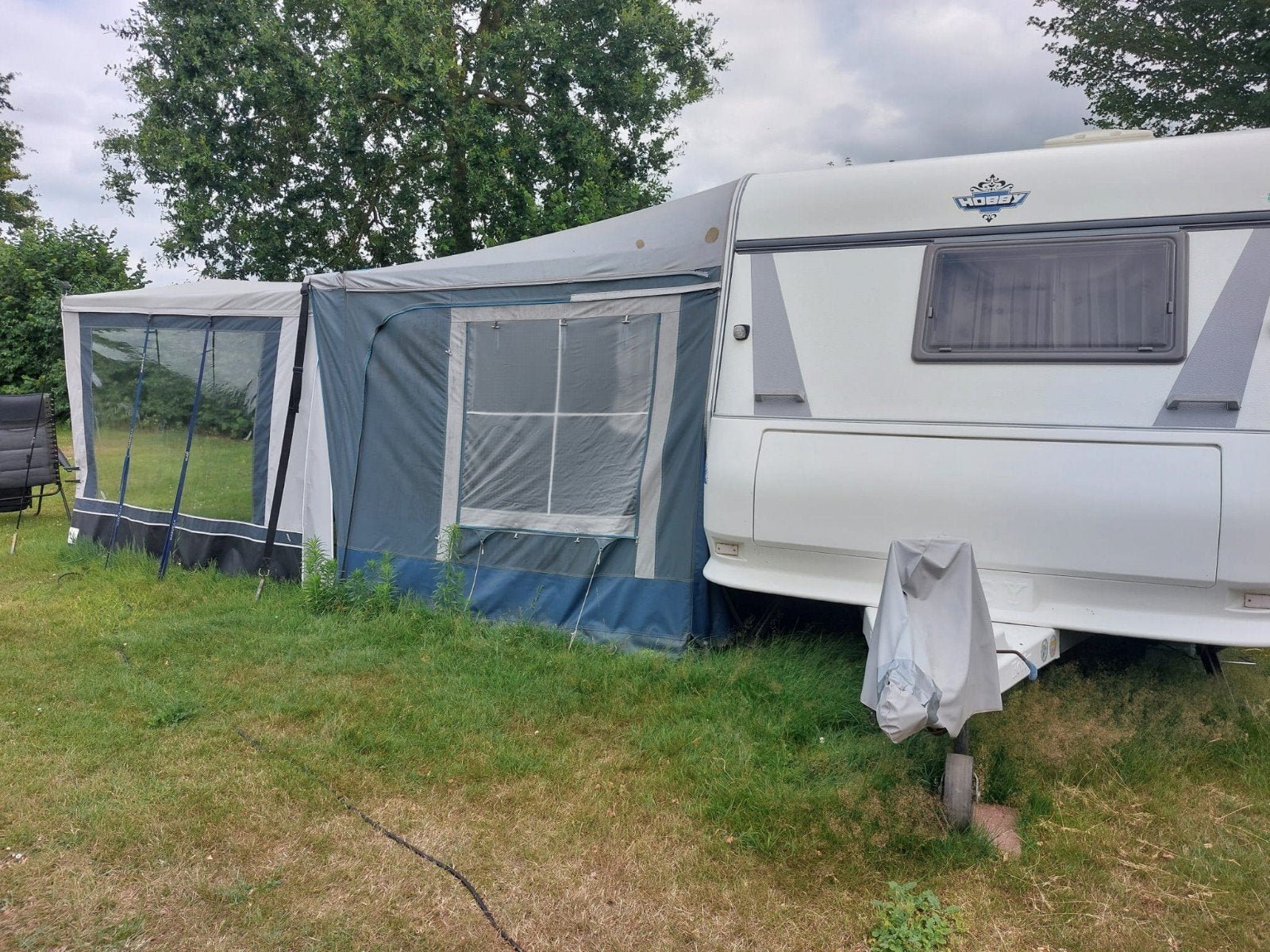 Hobby Prestige 495 met vol automatische Enduro mover, Rondzit, Hobby, Frans bed, Particulier