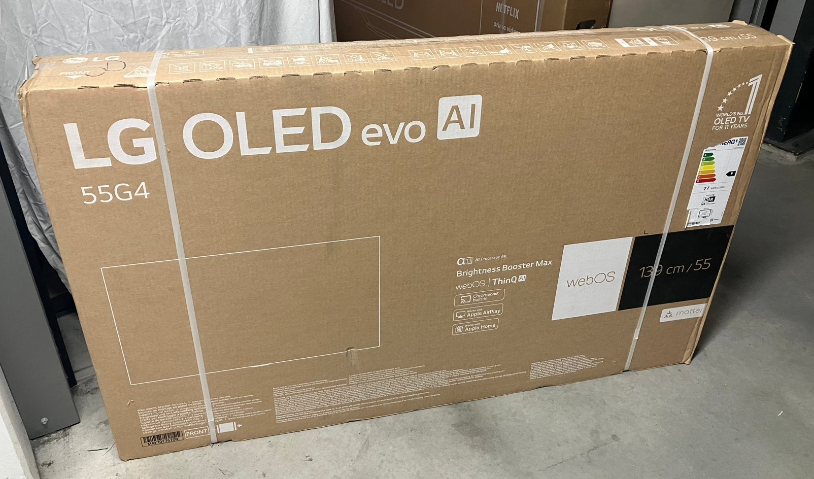 LG OLED55G45LW - Ultra HD 4K - OLED-tv - 55 inch - NIEUW, Nieuw, Ophalen of Verzenden, 100 cm of meer, 4k (UHD)