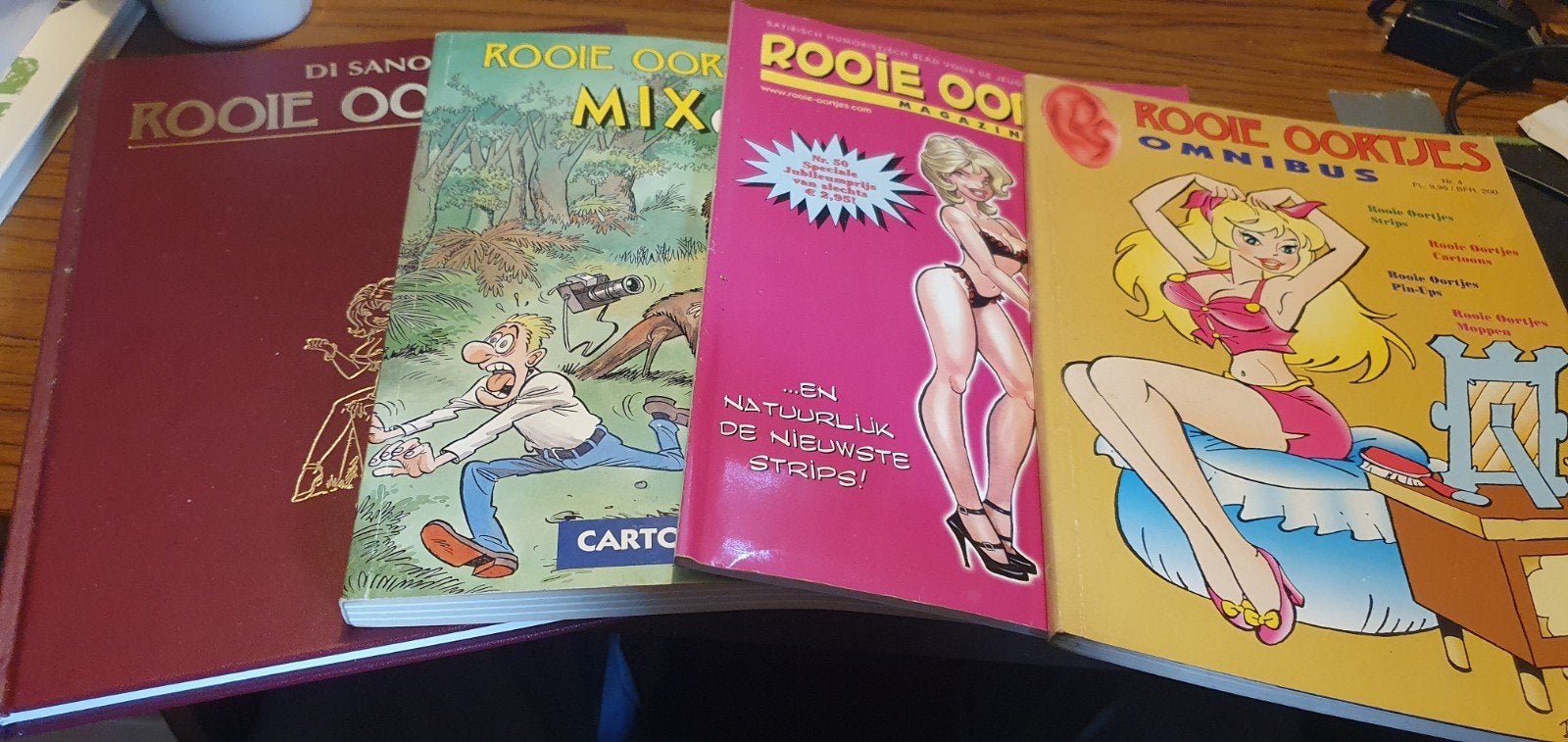 4x Rooie Oortjes, Boeken, Meerdere stripboeken, Ophalen of Verzenden, Gelezen