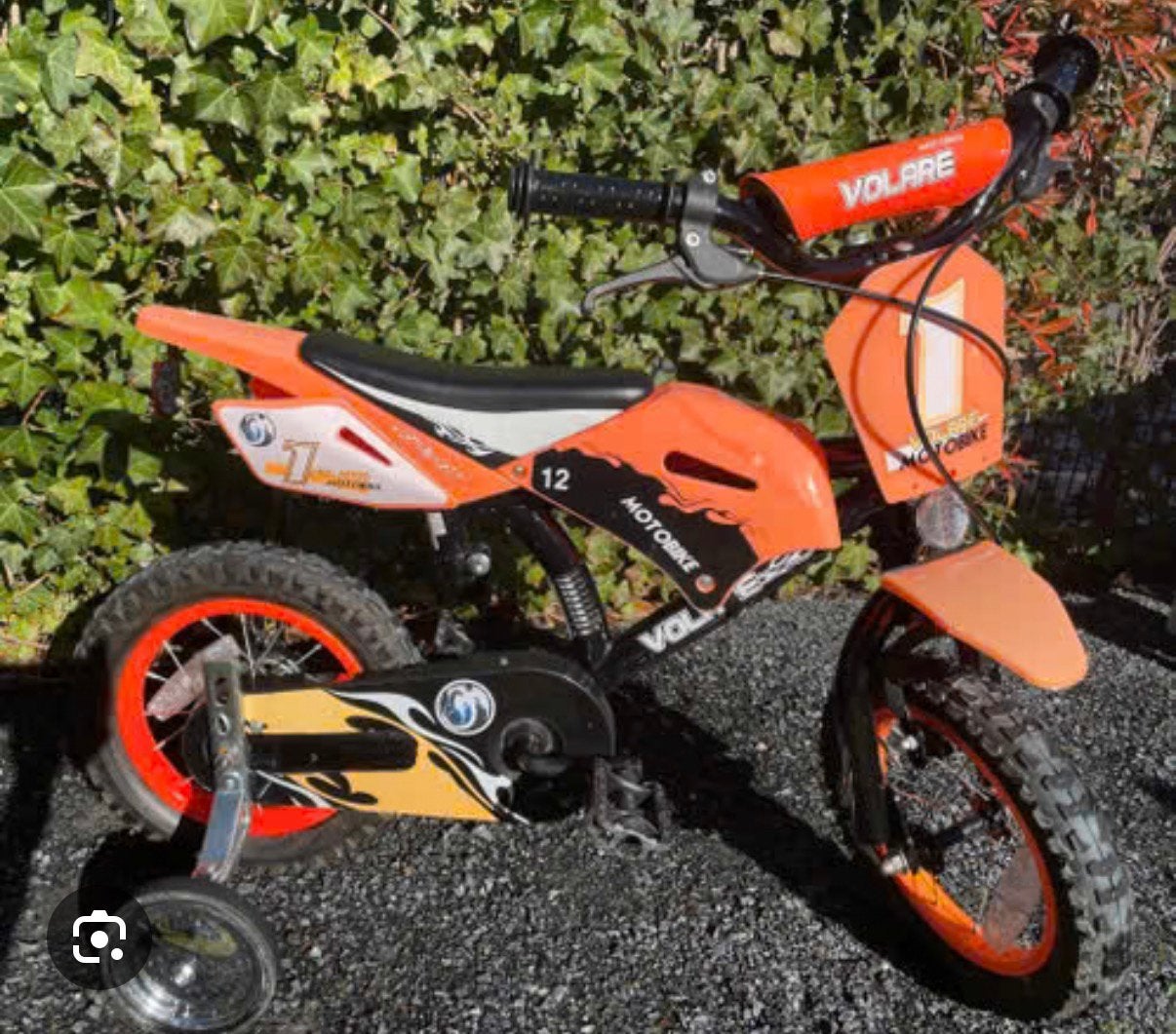 Motorbike fiets kind, Fietsen en Brommers, Minibikes, Midibikes en Pitbikes, Ophalen, Zo goed als nieuw, Overige typen