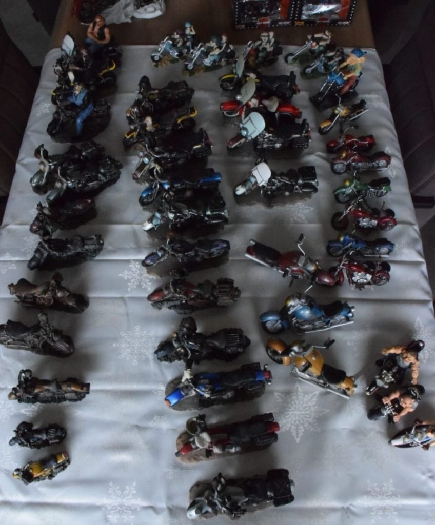 Harley Davidson Beeldjes - Polystone Motor Collectie, Verzamelen, Beelden en Beeldjes, Ophalen, Nieuw, Overige typen