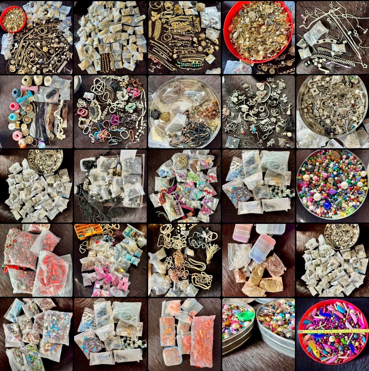 Collectie sieraden materialen 33,6 kg, Ophalen of Verzenden, Zo goed als nieuw, Overige typen